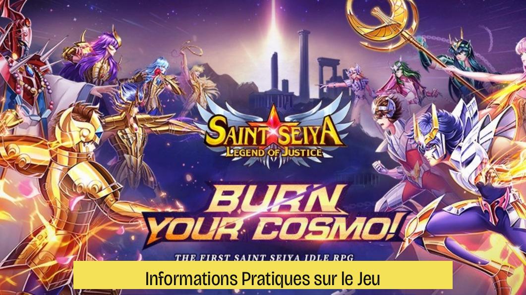 Informations Pratiques sur le Jeu