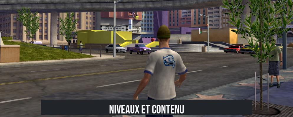 Niveaux et Contenu