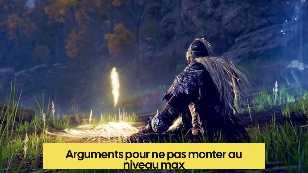 Arguments pour ne pas monter au niveau max