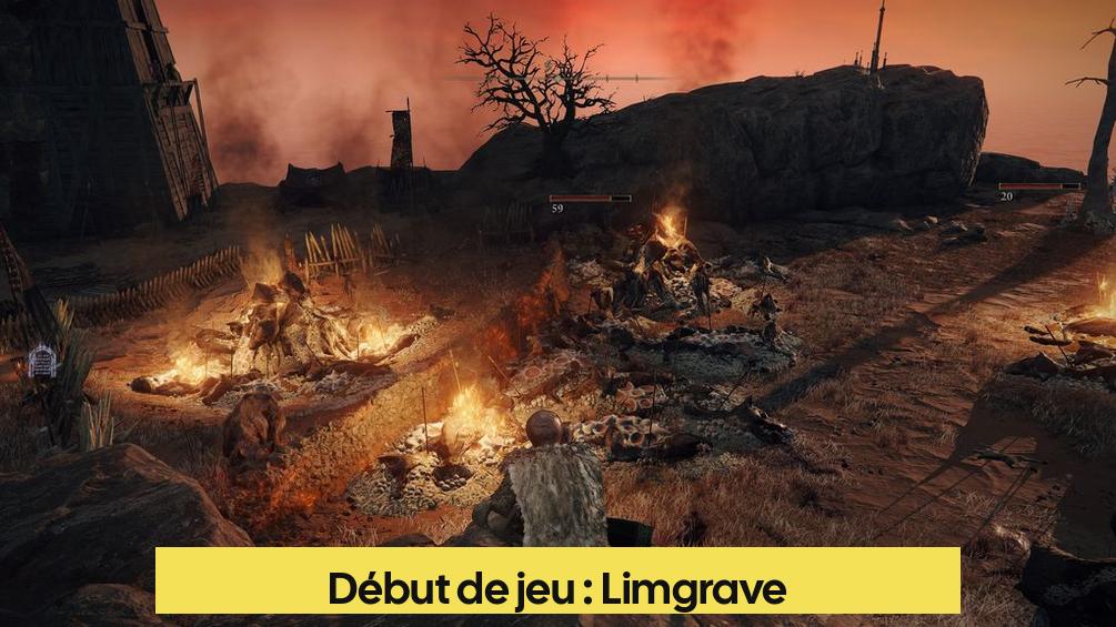 Début de jeu : Limgrave
