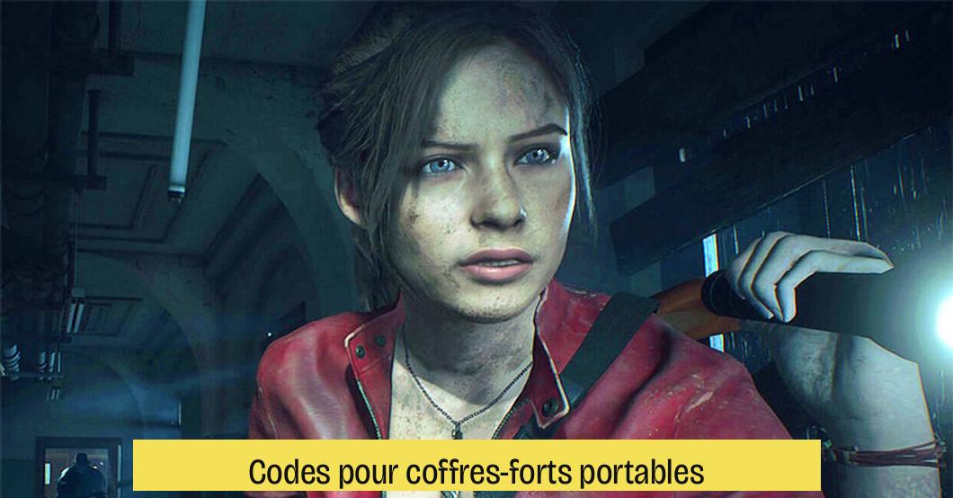 Codes pour coffres-forts portables