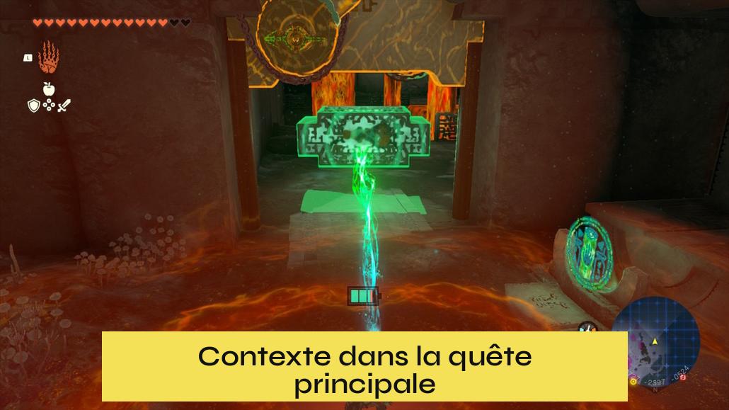 Contexte dans la quête principale