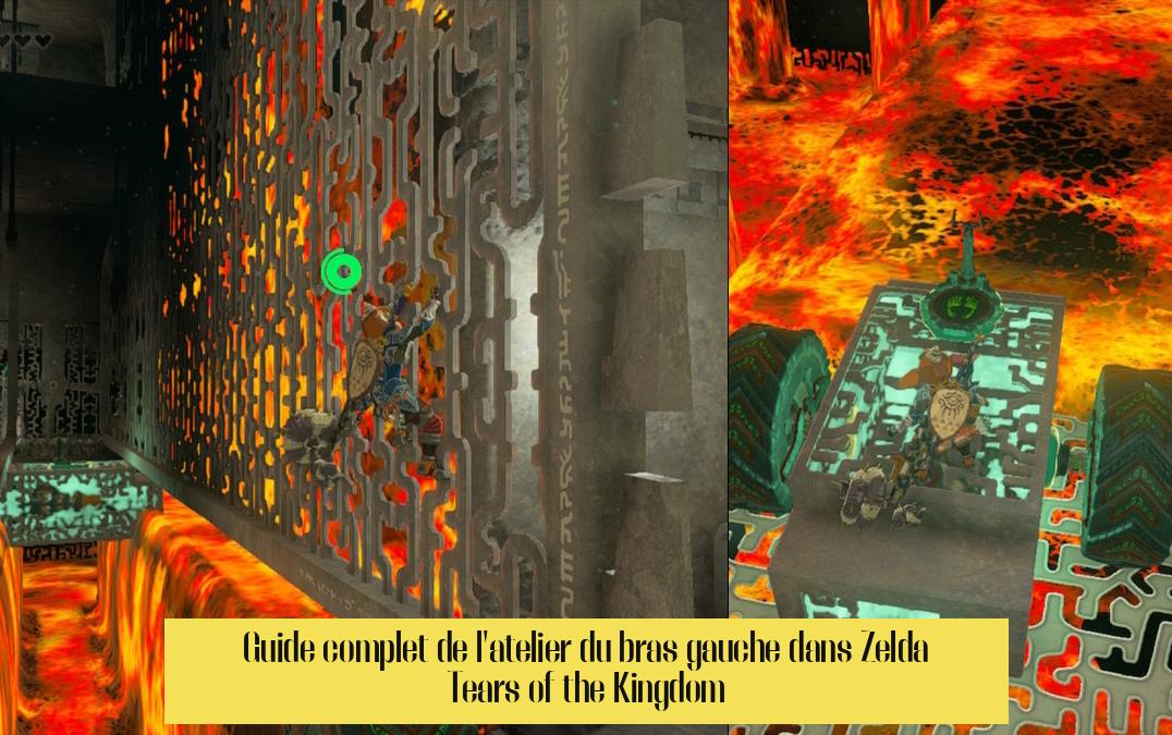 Guide complet de l'atelier du bras gauche dans Zelda Tears of the Kingdom