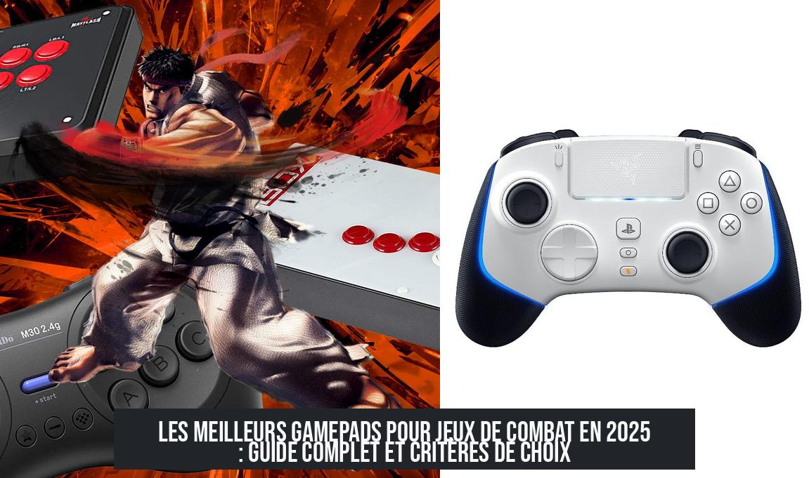 Les meilleurs gamepads pour jeux de combat en 2025 : guide complet et critères de choix