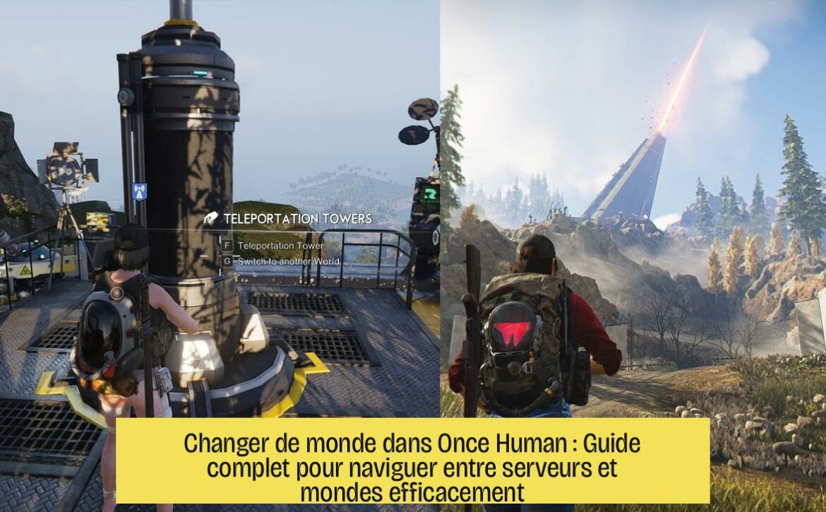 Changer de monde dans Once Human : Guide complet pour naviguer entre serveurs et mondes efficacement