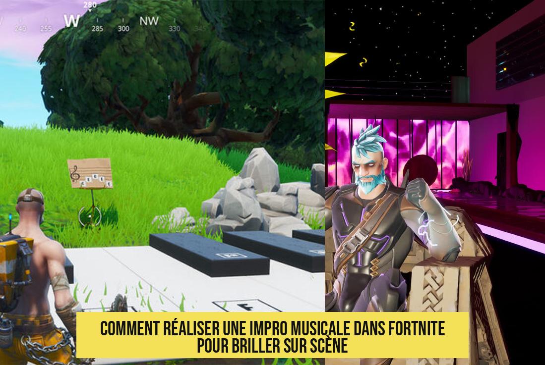 Comment réaliser une impro musicale dans Fortnite pour briller sur scène