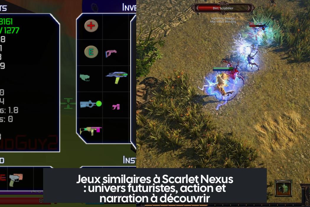 games_like_scarlet_nexus Jeux similaires à Scarlet Nexus : univers futuristes, action et narration à découvrir