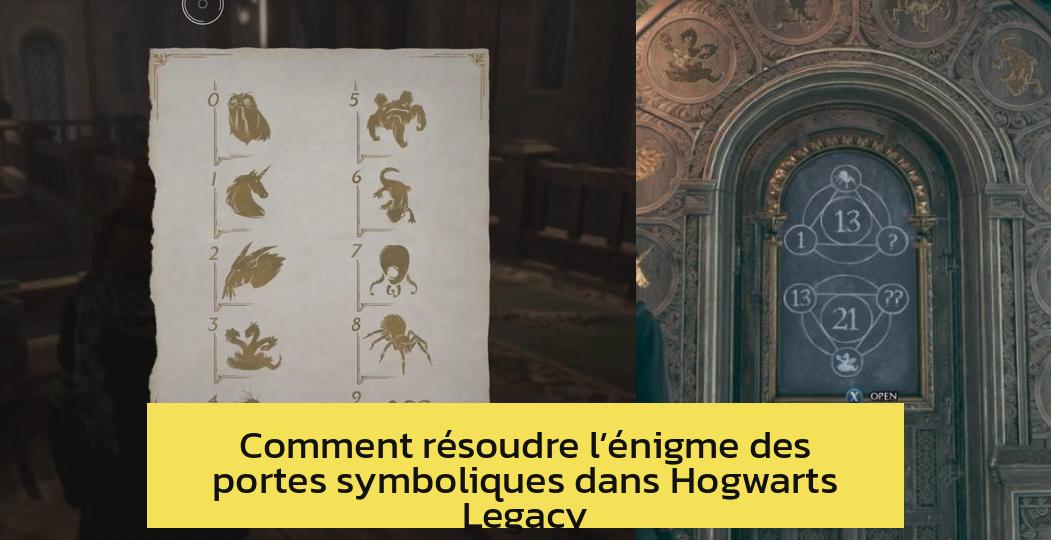 Comment résoudre l’énigme des portes symboliques dans Hogwarts Legacy