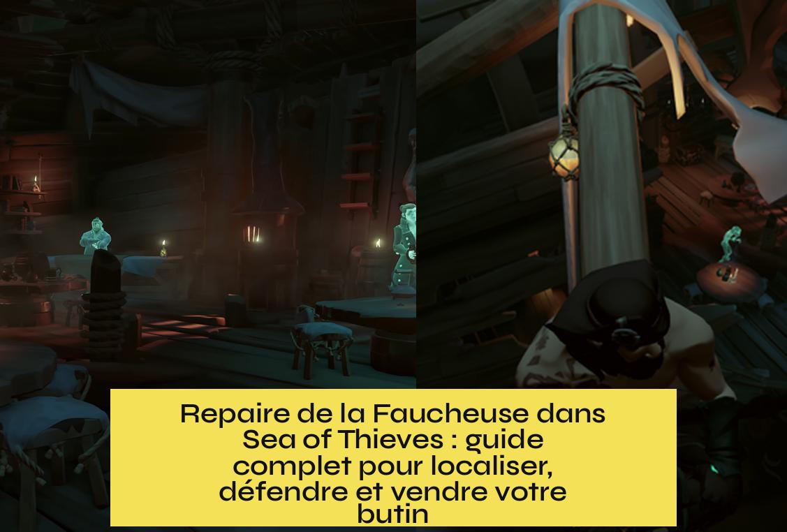 Repaire de la Faucheuse dans Sea of Thieves : guide complet pour localiser, défendre et vendre votre butin