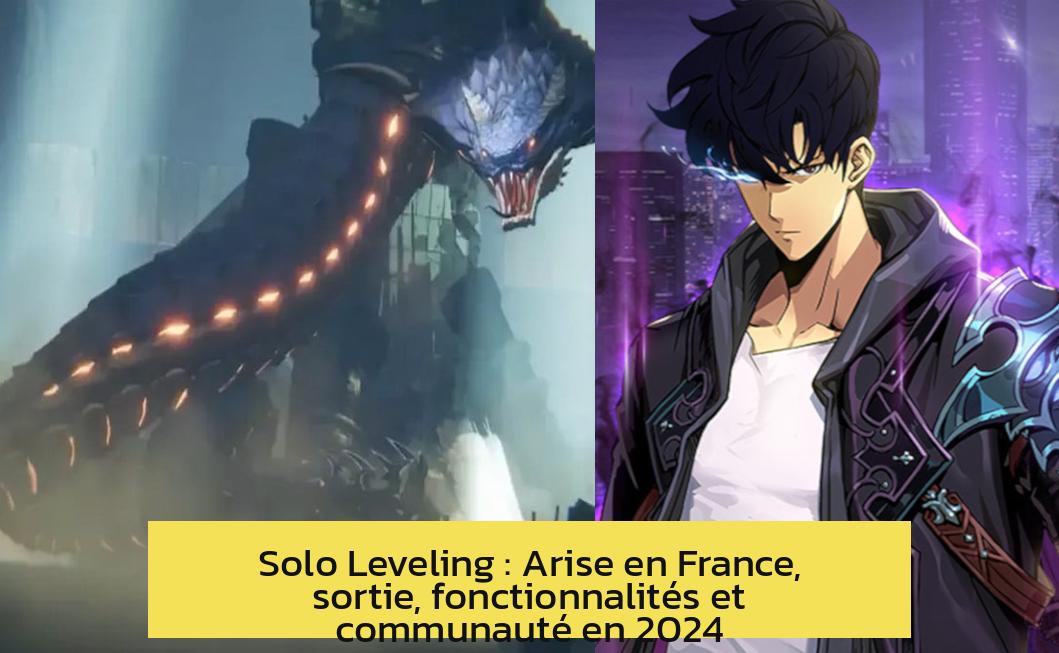 Solo Leveling : Arise en France, sortie, fonctionnalités et communauté en 2024